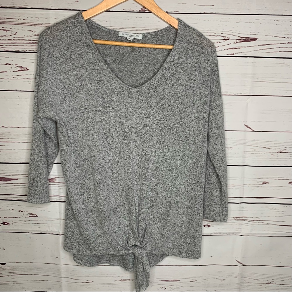 Green Envelope lightweight sweater